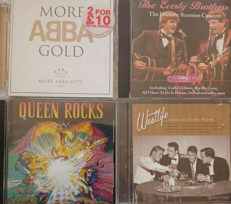 Collection of 22 music CDs (bands)