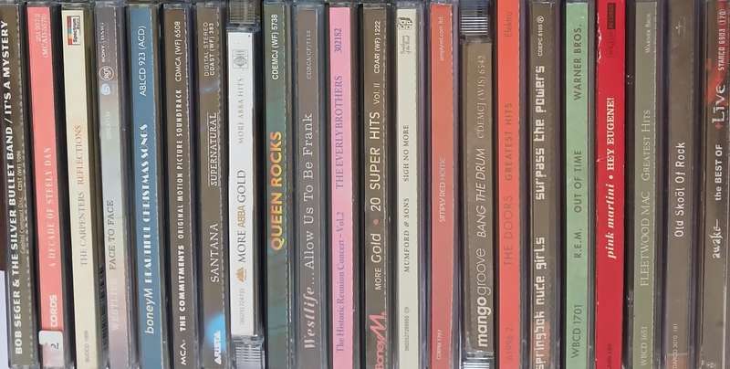 Collection of 22 music CDs (bands)