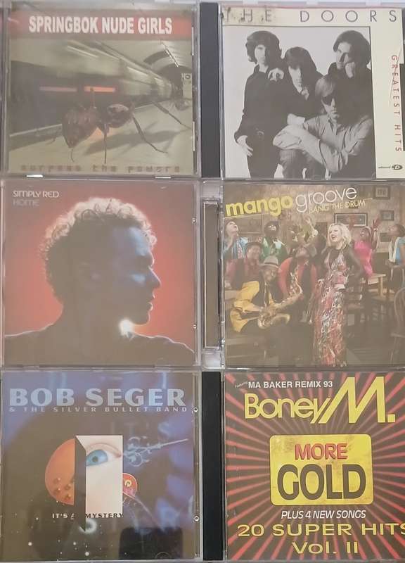 Collection of 22 music CDs (bands)