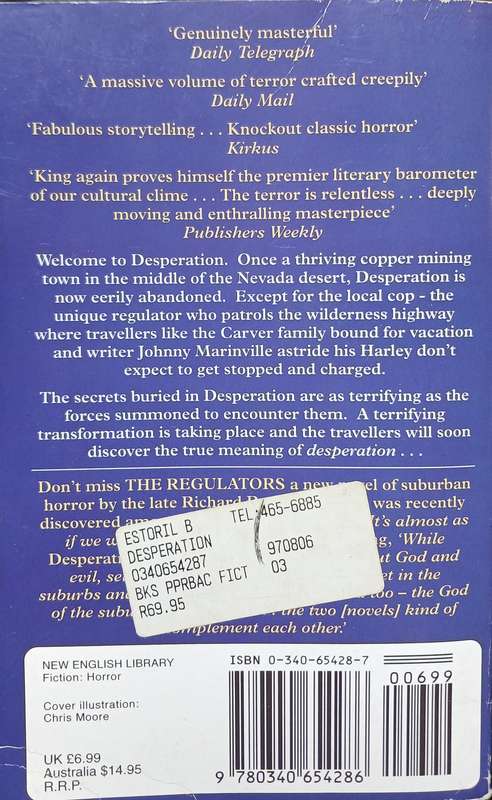 Stephen King, Desperation