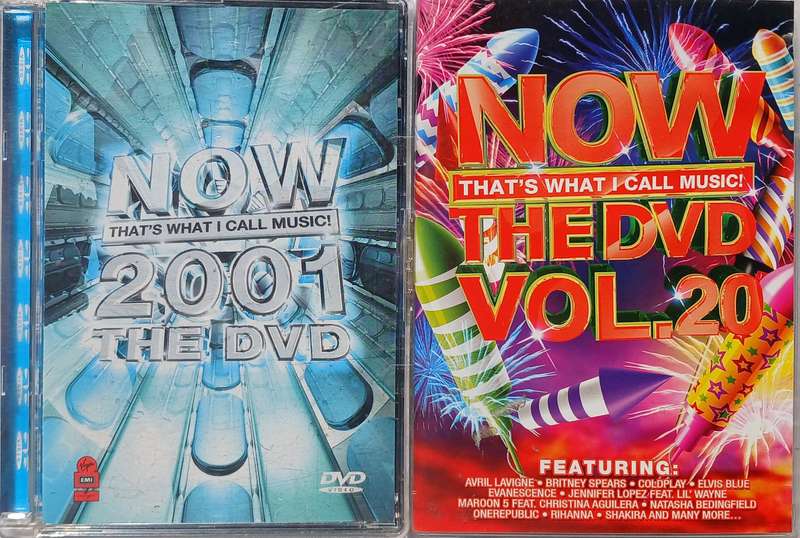 Collection of 2 'Now That's What I Call Music!' DVDs