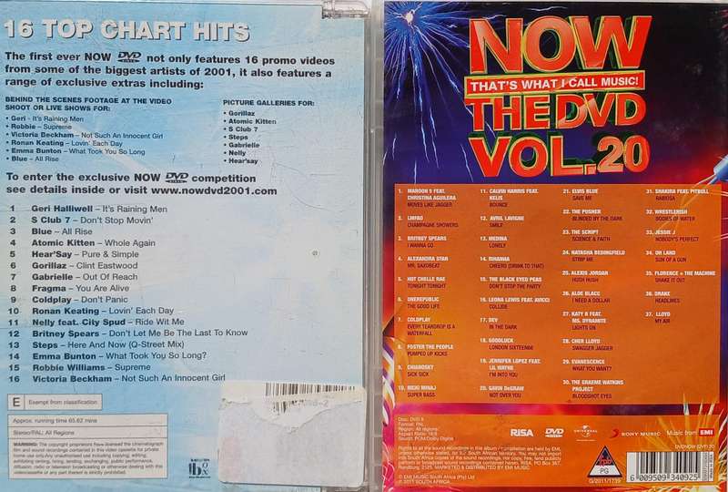 Collection of 2 'Now That's What I Call Music!' DVDs