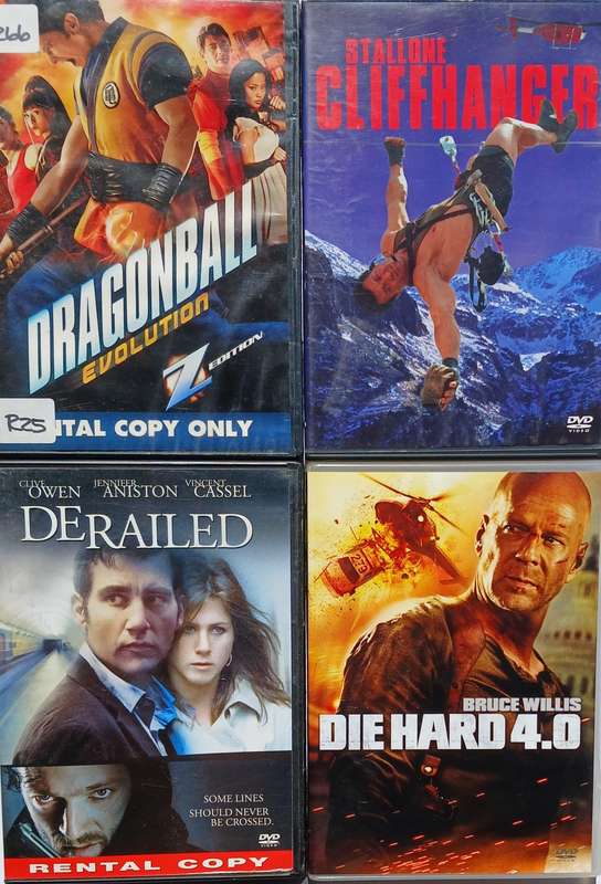 Collection of 12 DVDs (Action & Adventure)