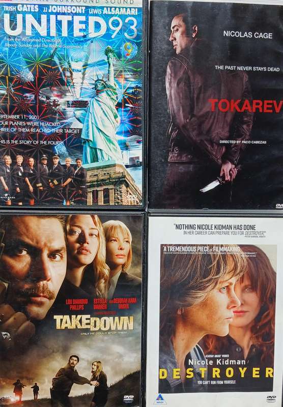 Collection of 12 DVDs (thrillers)