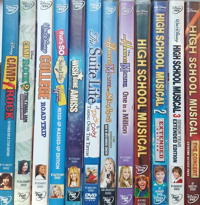 Collection of 12 DVDs (Disney tweens)