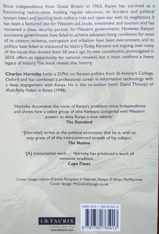 Charles Hornsby, Kenya: A History since Independence