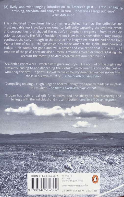 Hugh Brogan, The Penguin History of the USA