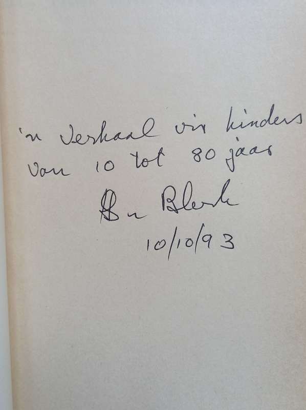 HS van Blerk, Die Tier van Ruigberg (geteken)