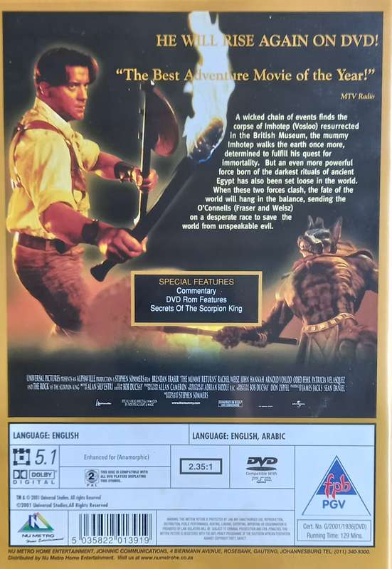 The Mummy Returns (DVD)