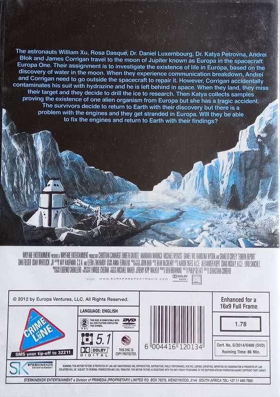 Europa Report (DVD)