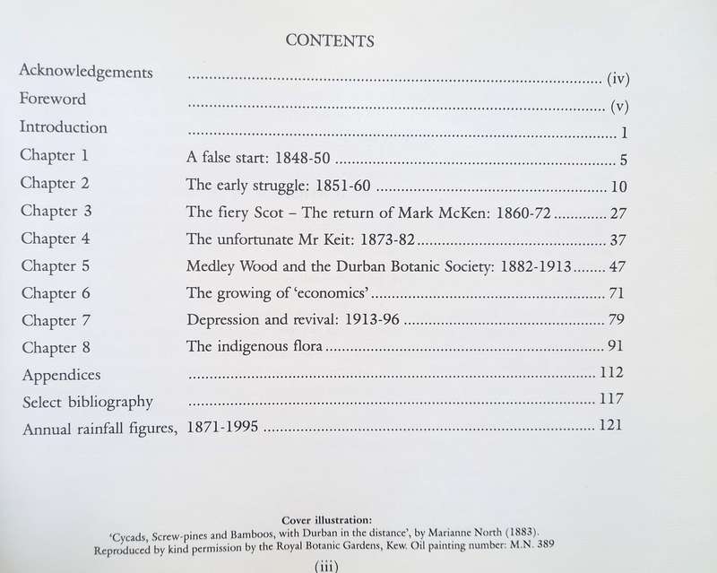 Donal P. McCracken, A New History of the Durban Botanic Gardens