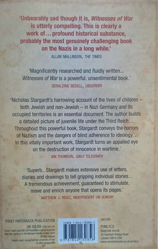 Nicholas Stargardt, Witnesses of War: Children's Lives under the Nazis