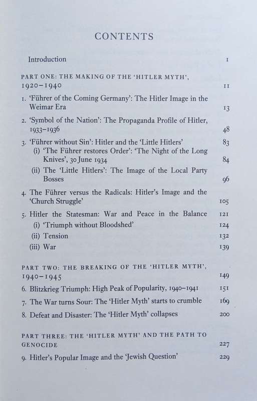 Ian Kershaw, The 'Hitler Myth': Image and Reality in the Third Reich