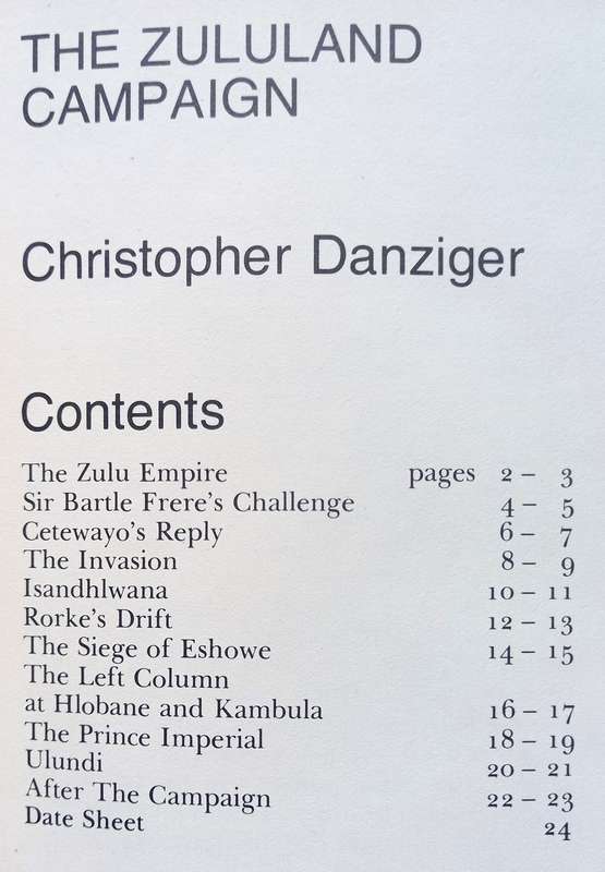 Christopher Danziger, The Zululand Campaign