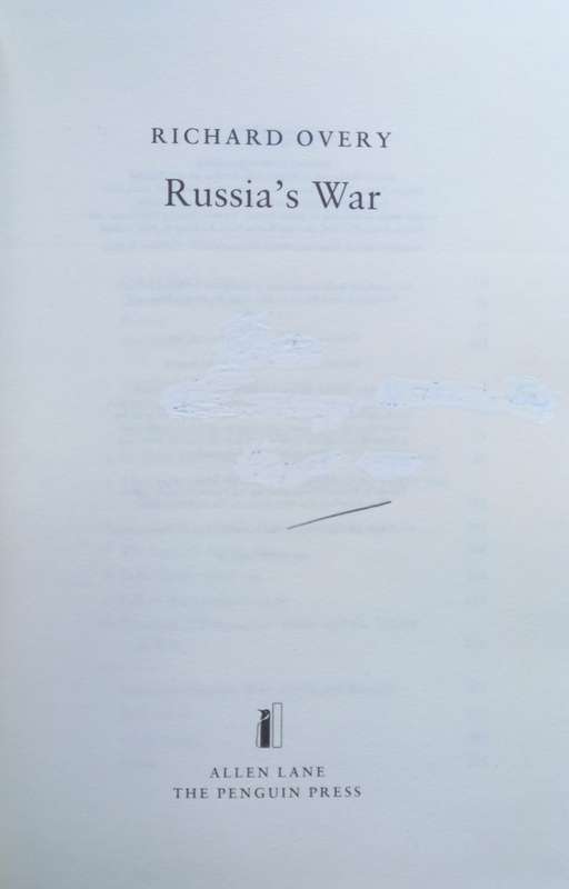 Richard Overy, Russia's War