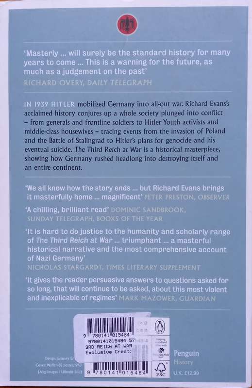 Richard J. Evans, The Third Reich at War