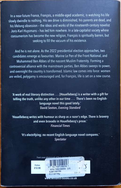 Michel Houellebecq, Submission