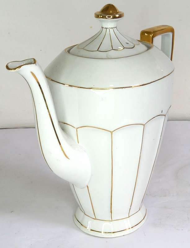 Czechoslovakian "Victoria China" Demitasse Coffee Set (11 pcs)