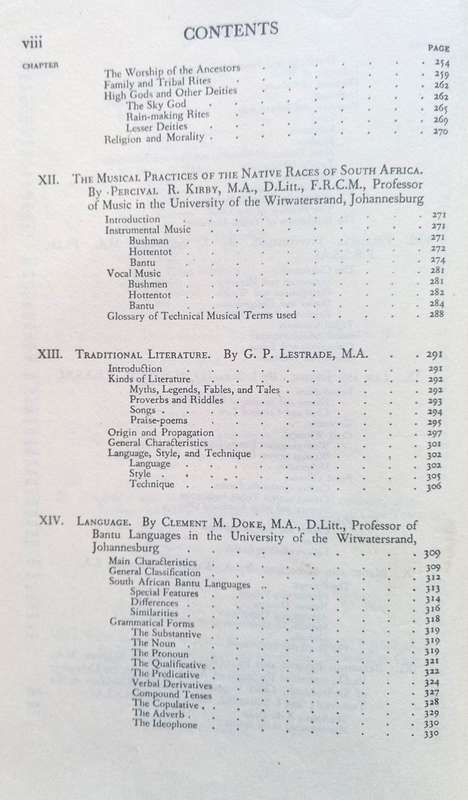 Isaac Schapera, The Bantu-Speaking Tribes of South Africa: An Ethnographical Survey