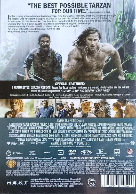 The Legend of Tarzan (DVD)