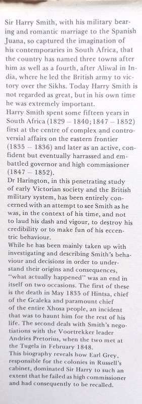 A.L. Harington, Sir Harry Smith: Bungling Hero