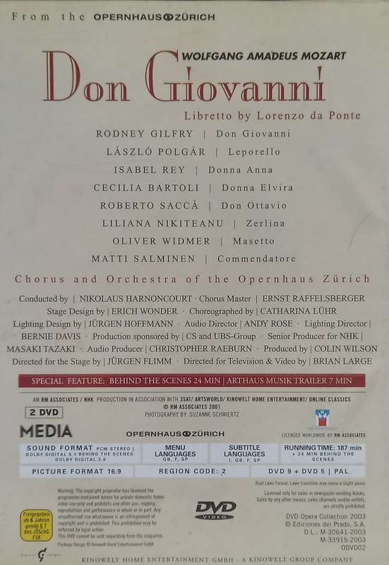 Mozart: Don Giovanni (2-DVD Set)