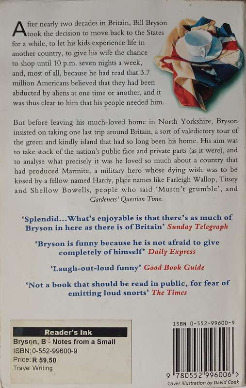 Bill Bryson, Notes From A Small Island (2)