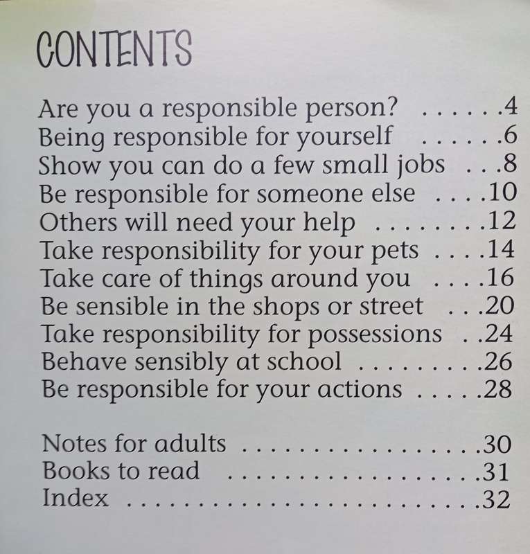 Brian Moses & Mike Gordon, I'll Do It! Taking Responsibility