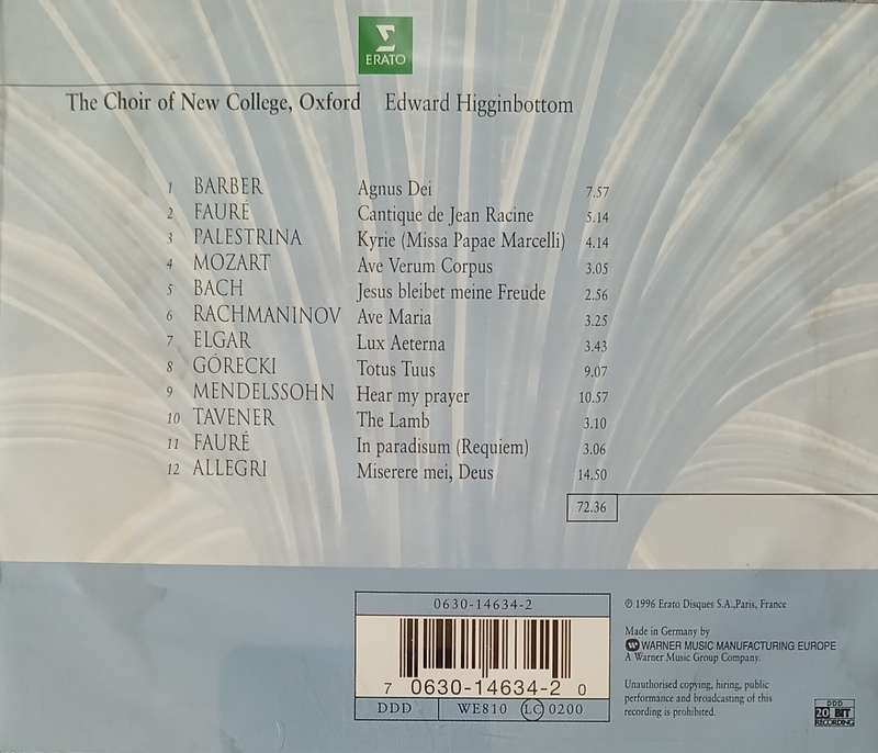 Agnus Dei: Music of Inner Harmony (Choral compilation)