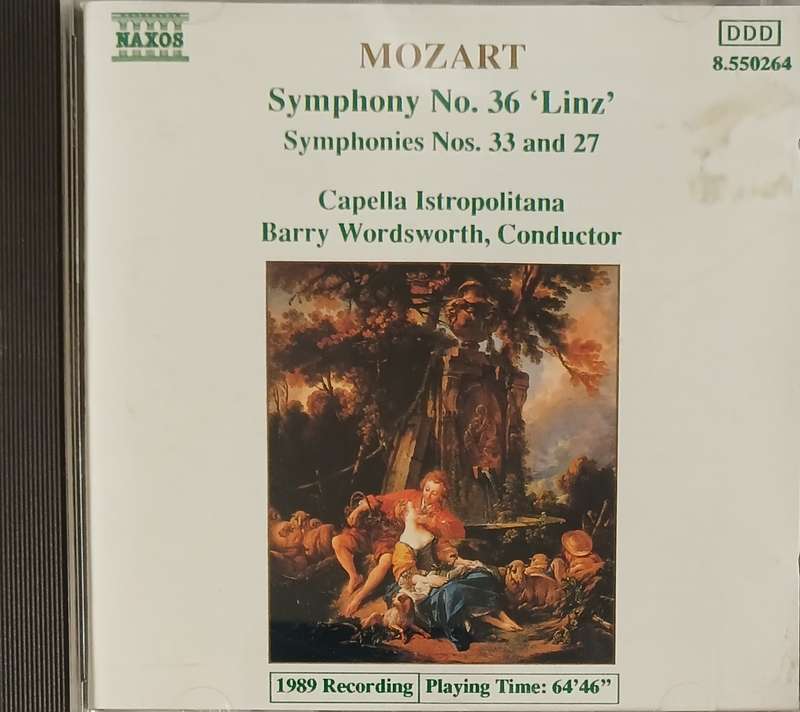 Mozart: Symphony no. 27, 33 & 36 ('Linz')