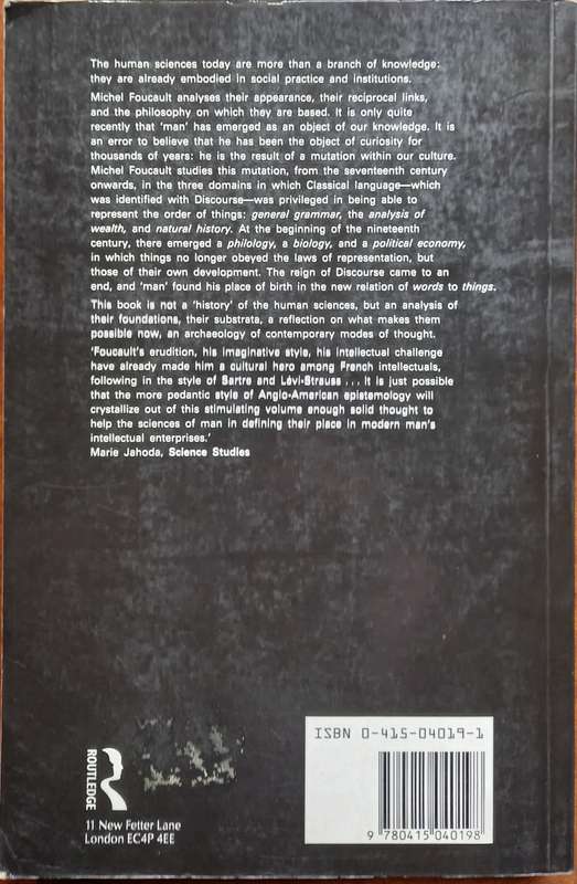Michel Foucault, The Order of Things