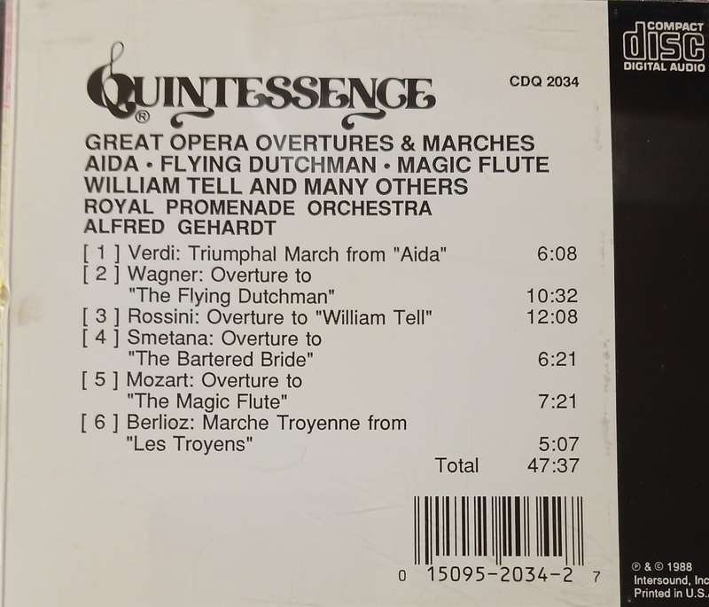 Great Opera Overtures & Marches