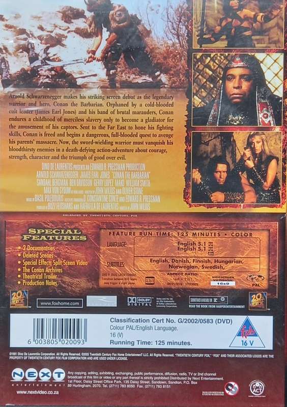 Conan The Barbarian (DVD)
