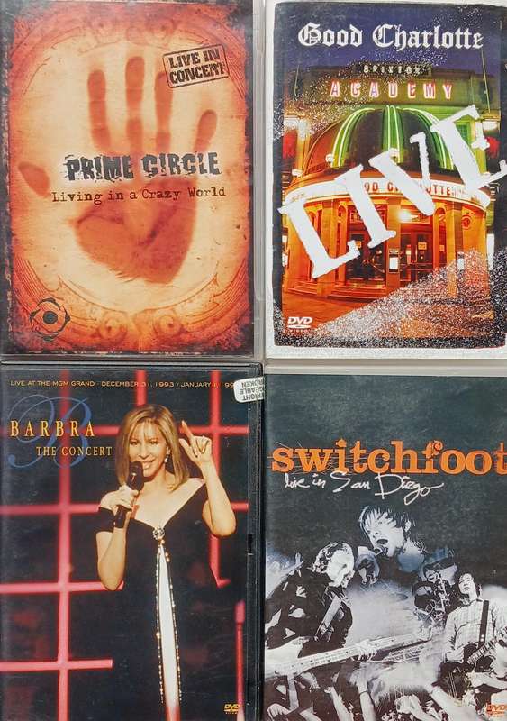 Collection of 8 Music DVDs