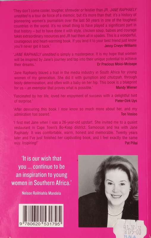 Jane Raphaely, Unedited: True Tales of a Fun Fearless Female