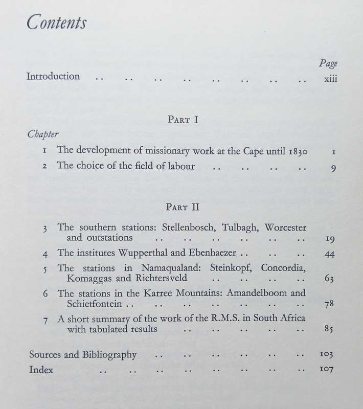 Elfriede Strassberger, The Rhenish Mission Society in South Africa, 1830-1950
