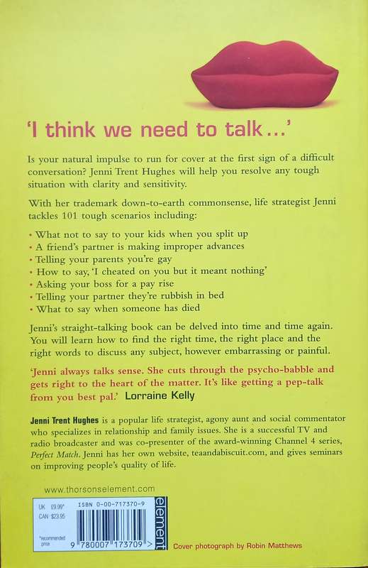 Jenni Trent Hughes, Tough Talk Made Easy: 101 Difficult Conversations and How to Have Them