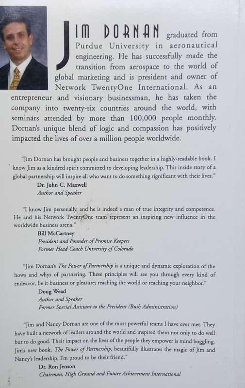 Jim Dornan, The Power of Partnership