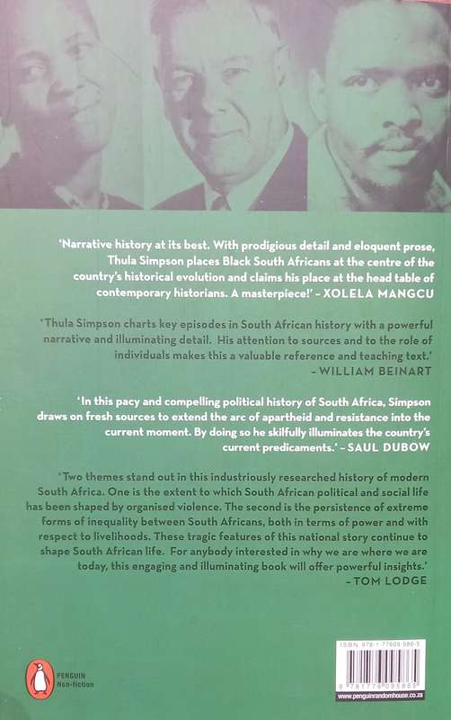 Thula Simpson, History of South Africa: From 1902 to the Present