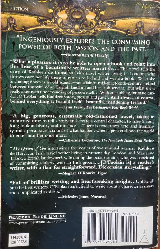 Nuala O'Faolain, My Dream of You