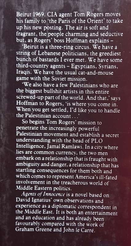 David Ignatius, Agents of Innocence