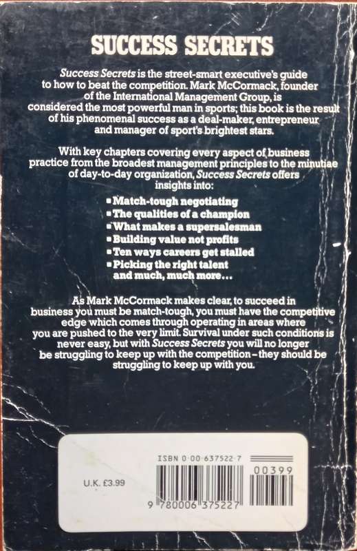 Mark H. McCormack, Success Secrets