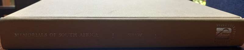 Barnabas Shaw, Memorials of South Africa