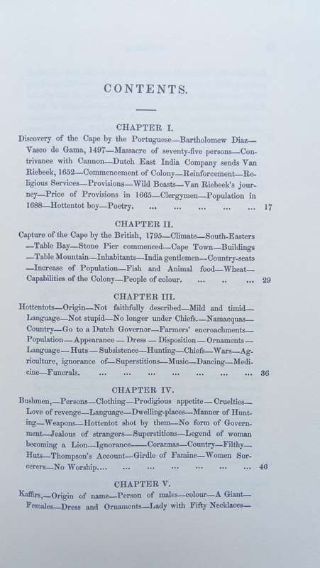 Barnabas Shaw, Memorials of South Africa