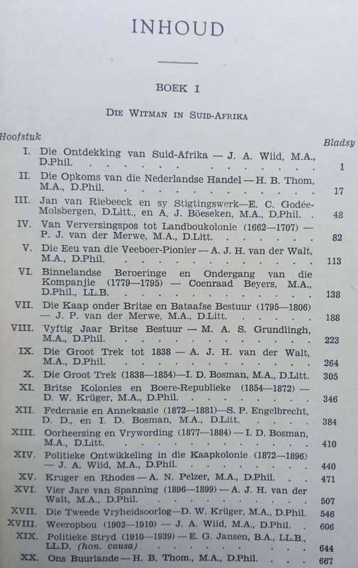 A.J.H. van der Walt, J.A. Wiid & A.L. Geyer, Geskiedenis van Suid-Afrika, Deel I