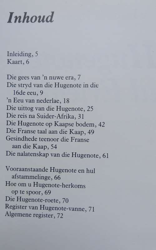 Lynne Breyer & Francois Theron, Die Hugenote en hul Erfenis