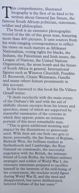 Trewhella Cameron, Jan Smuts: An Illustrated Biography