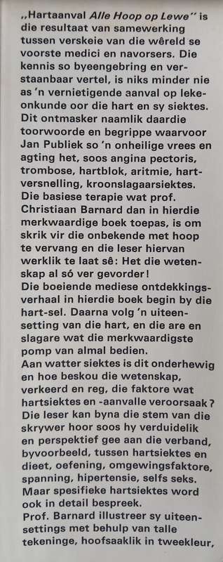 Christiaan Barnard, Hartaanval: Alle Hoop op Lewe