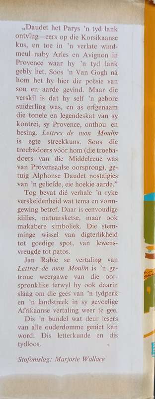 Alphonse Daudet, Briewe uit my Meul