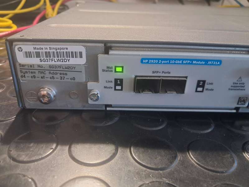 HP 2920-24G Switch (J9726A)